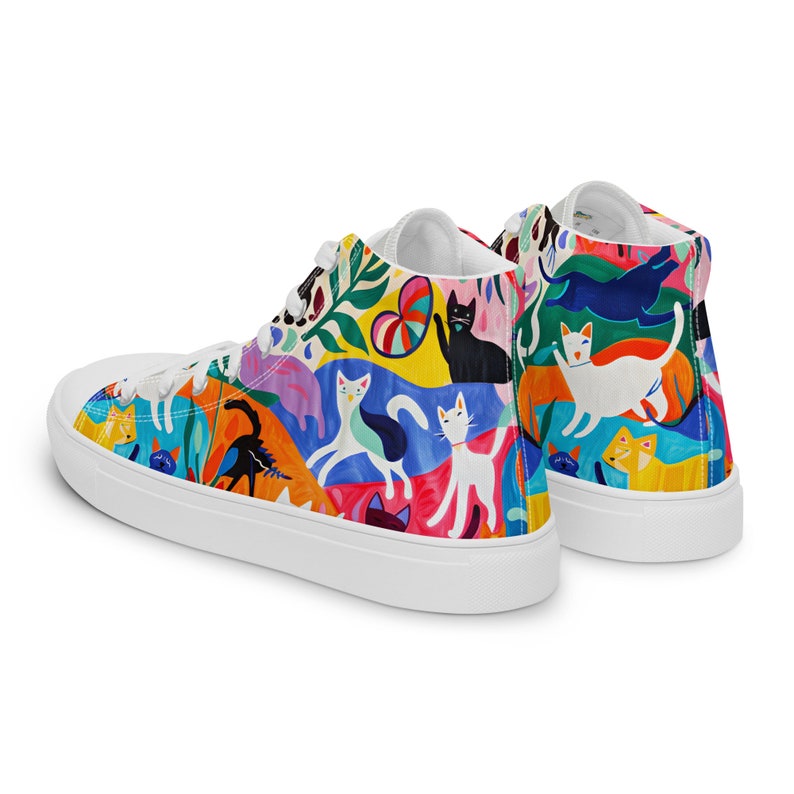 Custom Shoes | Custom sneakers | High-Tops for Women | Custom Handcrafted Sneakers | gift for art lovers | shoes women | unique shoes
