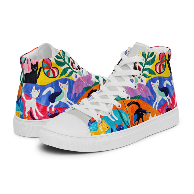 Custom Shoes | Custom sneakers | High-Tops for Women | Custom Handcrafted Sneakers | gift for art lovers | shoes women | unique shoes