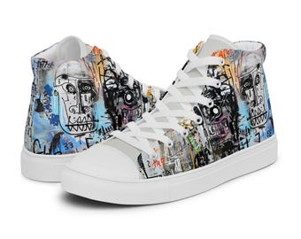Hoge canvas heren sneakers
