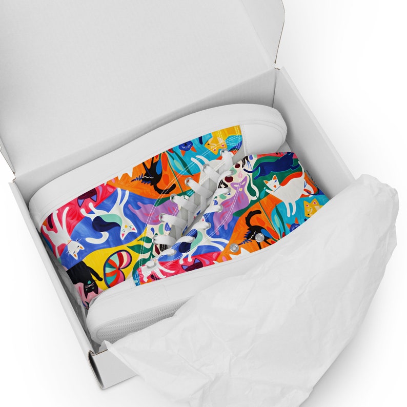 Custom Shoes | Custom sneakers | High-Tops for Women | Custom Handcrafted Sneakers | gift for art lovers | shoes women | unique shoes