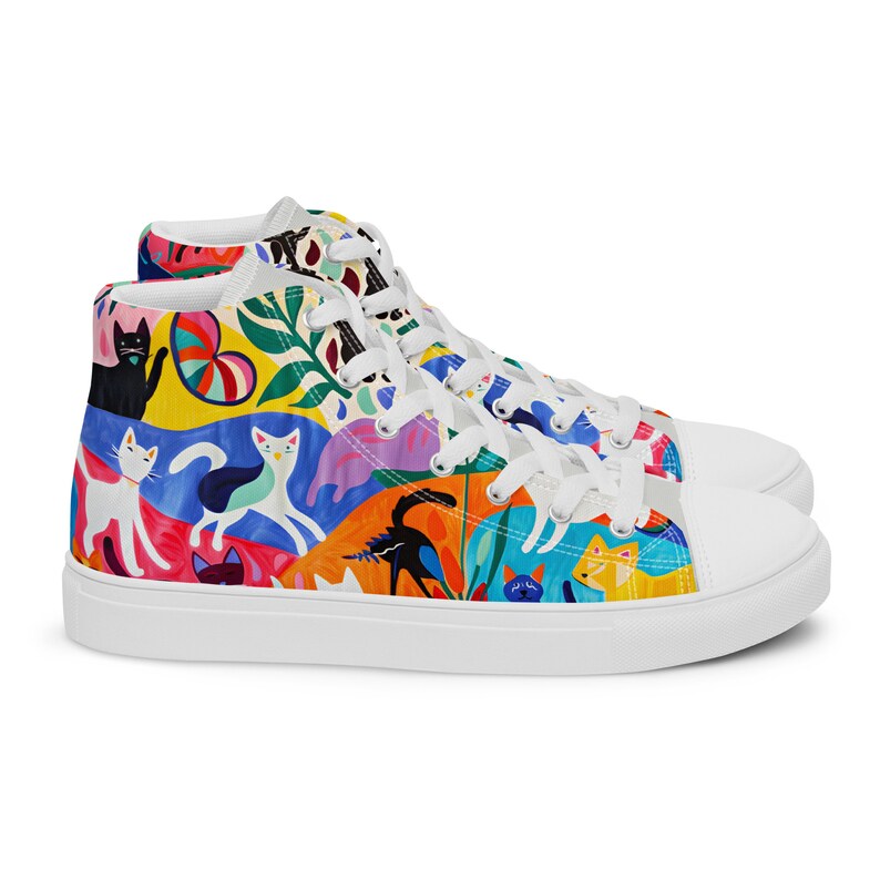 Custom Shoes | Custom sneakers | High-Tops for Women | Custom Handcrafted Sneakers | gift for art lovers | shoes women | unique shoes