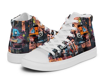 Hoge canvas heren sneakers