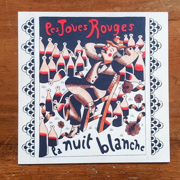 Carte Postale - Les Joues Rouges La Nuit Blanche