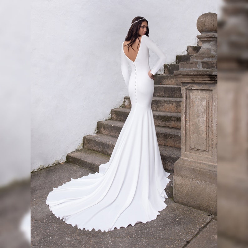 wedding dress bateau neckline