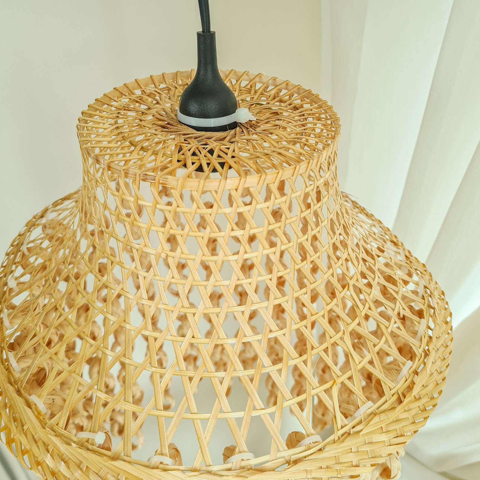 Bamboo Chandeliers Bamboo Lampshade Bamboo Pendant Light Etsy