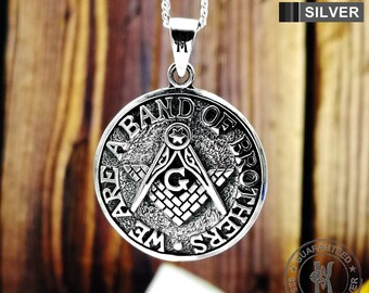 Silver masonic hotsell pendant