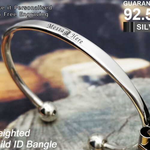 925 Sterling Silver Open Torque Cuff Bangle Bracelet 21 Cm / - Etsy UK