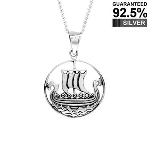 Boat Pendant, Boat Necklace,Viking Boat Pendant,Viking Boat Necklace,Norse Viking Boat Pendant,Sailing Boat Pendant,Viking Jewellery-KIMNKIM