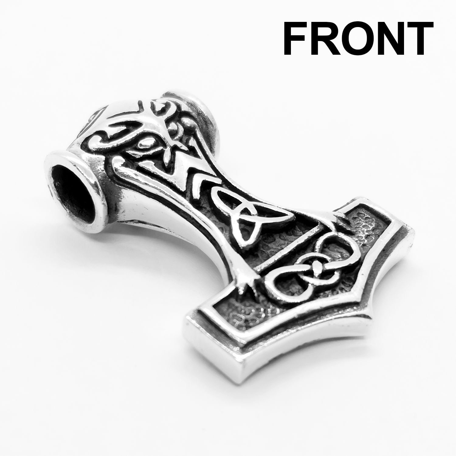 925 Sterling Silver Heavy Thors Hammer Mjolnir Odin Norse Etsy
