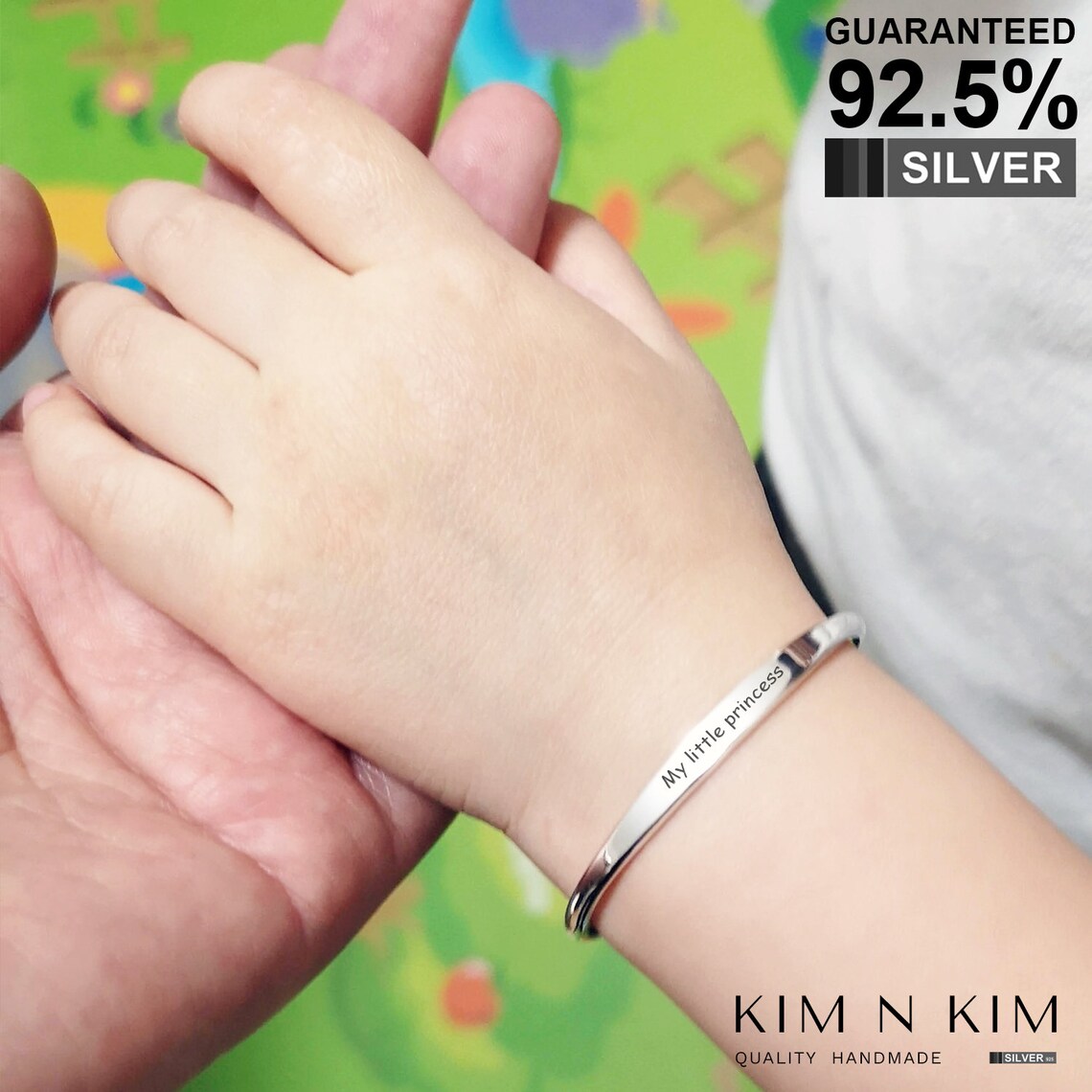 Torque ID Bangle Bracelet for Baby Boys Girls / 8mm Ball / Etsy UK