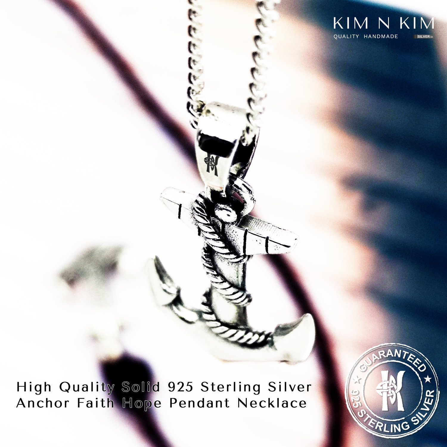 925 Sterling Silver Large Anchor Pendant - Best of Everything | Online