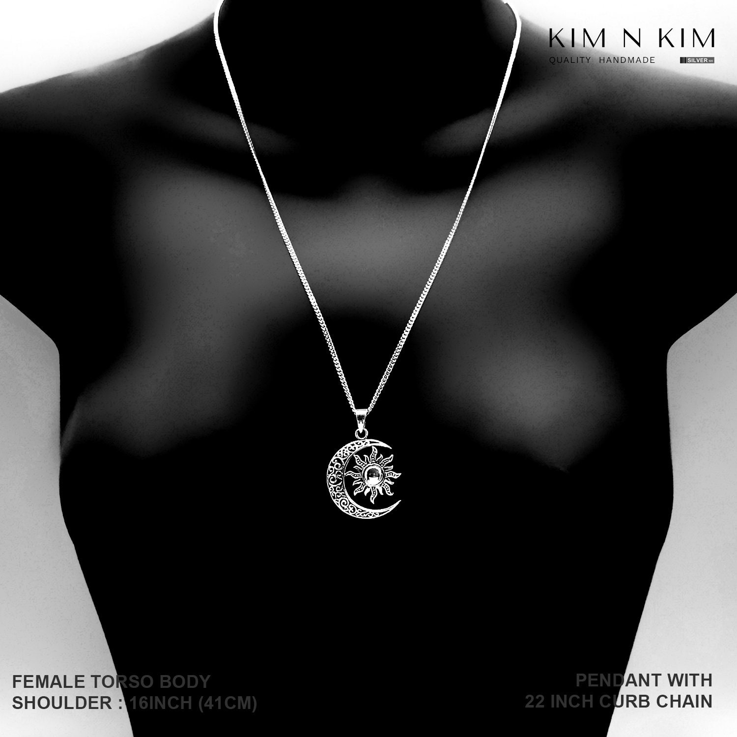 Pendentif Charme Soleil Et Lune En Argent 925 – Avec Zircon, Trou 4,5-5 Mm, Pour Bracelet Ou Collier
