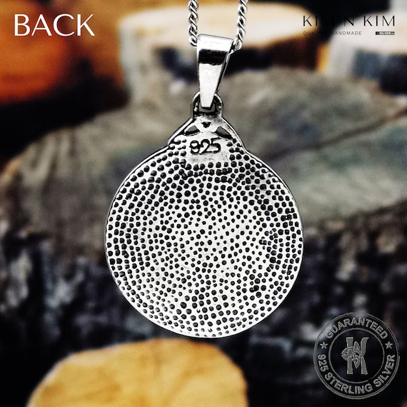 Sterling Silver Celtic Pentagram Pendant Necklace, Handmade - Etsy