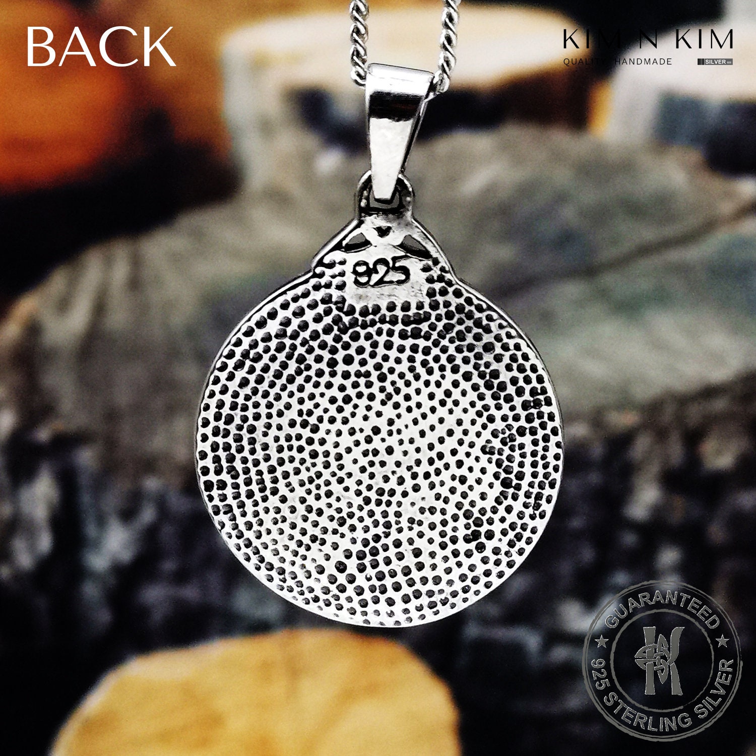 Sterling Silver Celtic Pentagram Pendant Necklace, Handmade - Etsy 