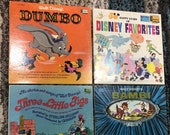 Vintage Lot of 12 Vinyl LP Records - Disney - Spiderman - Casper - Looney Tunes - Alvin and the Chipmunks - Christmas - Halloween