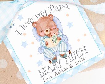 Printable Happy Father's Day Gift Tag, Editable Father's Day Gift Tag , Dad git tag,  Corjl 113