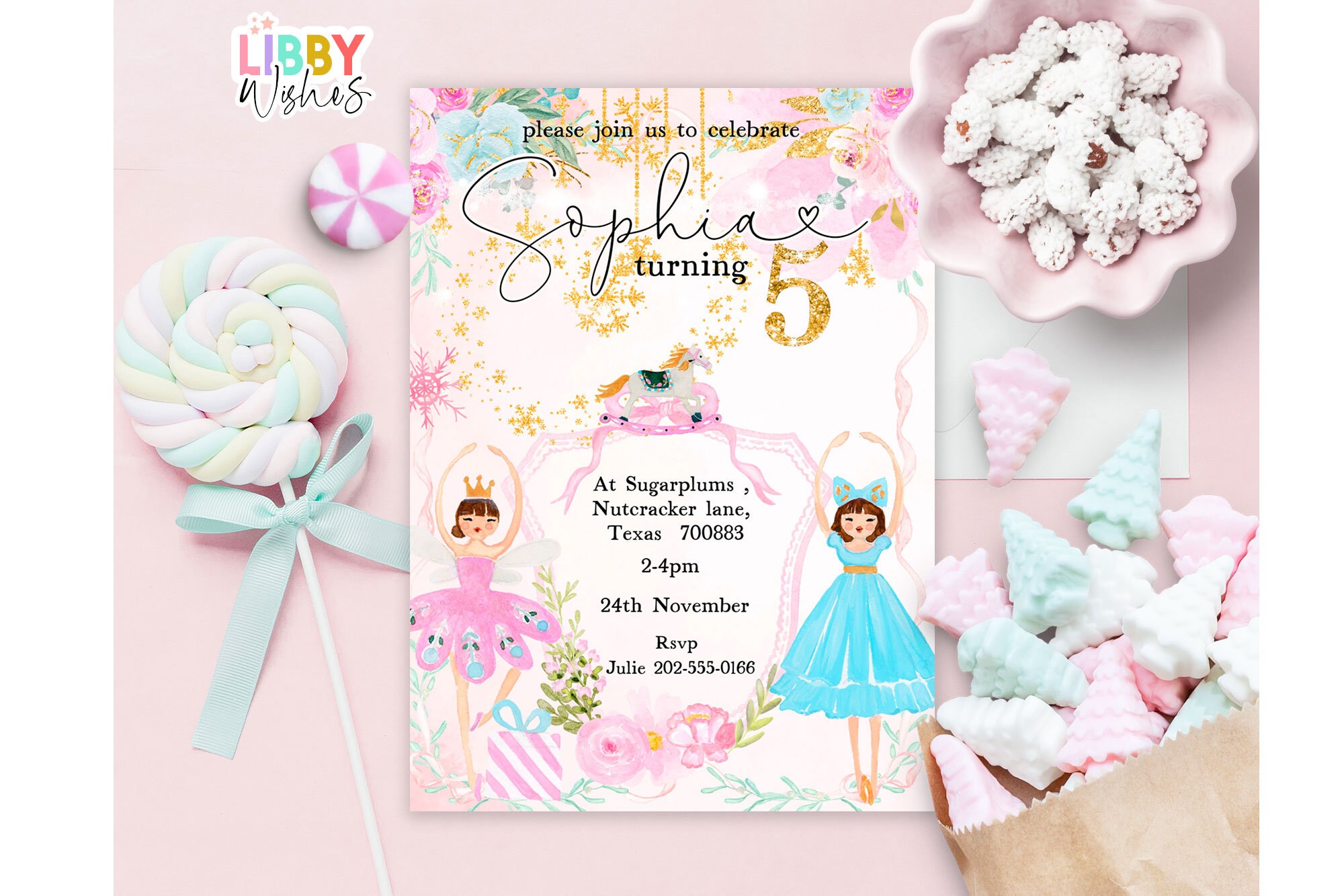 INSTANT DOWNLOAD Printable Nutcracker Birthday Invitation - Etsy