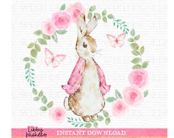 Easter bunny name sublimation png file for Kids, Children's Easter Sublimation, DTG, PNG 080