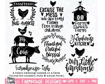Farmhouse Svg Bundle, Farmhouse Sign Svg, Kitchen Farmhouse Svg, Cut File ,Farmhouse Quotes Svg Bundle, Home Decor Svg designs,Farm Svg