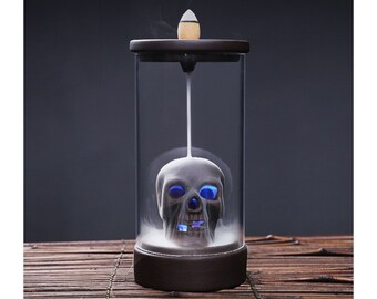 Skull Incense Burner Etsy Skull Incense Burner Etsy