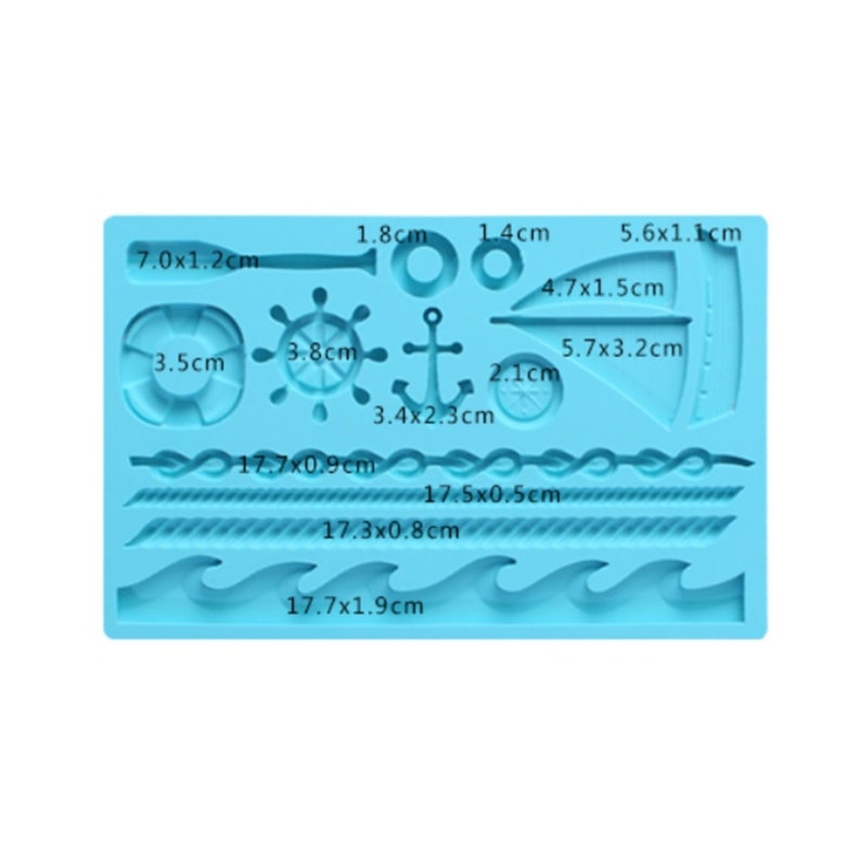 Food Grade Silicon Mould Solid Silicone Mold Shiny Silicone Mold Resin Crafting Mold Ocean Sail Silicone Mold Resin Craft