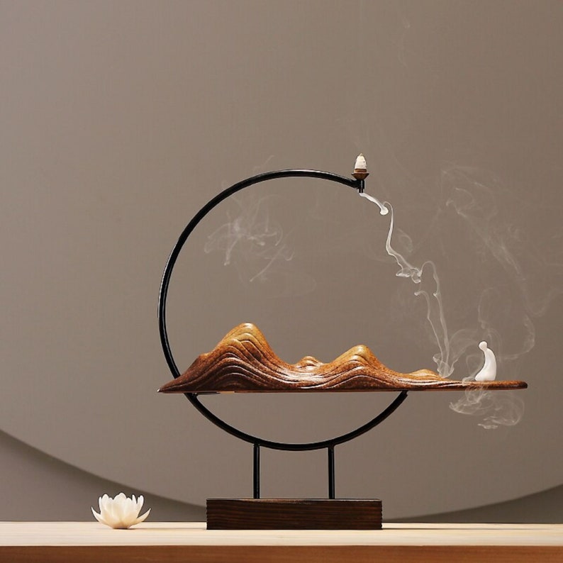 Modern Backflow Incense Holder Ceramic Cone Incense Burner Etsy