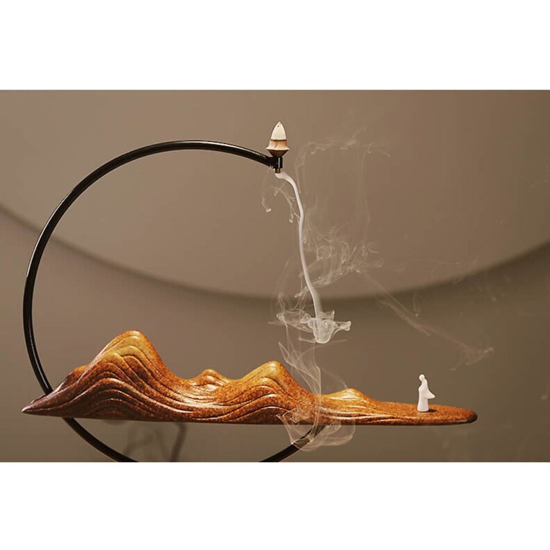 Modern Backflow Incense Holder Ceramic Cone Incense Burner Etsy