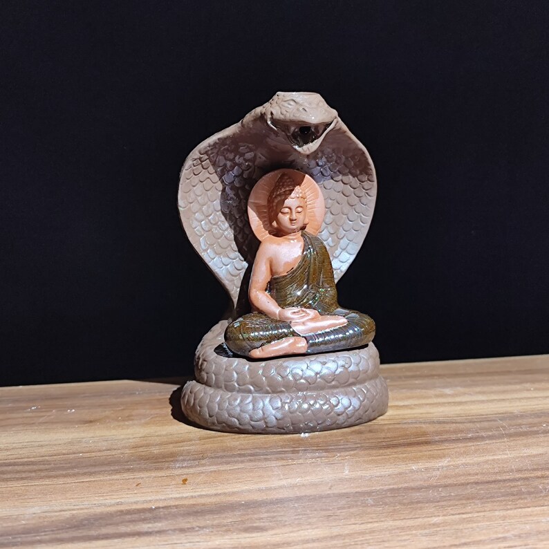 Backflow Incense Burner / Ceramic Incense Holder / Cobra Snake Etsy