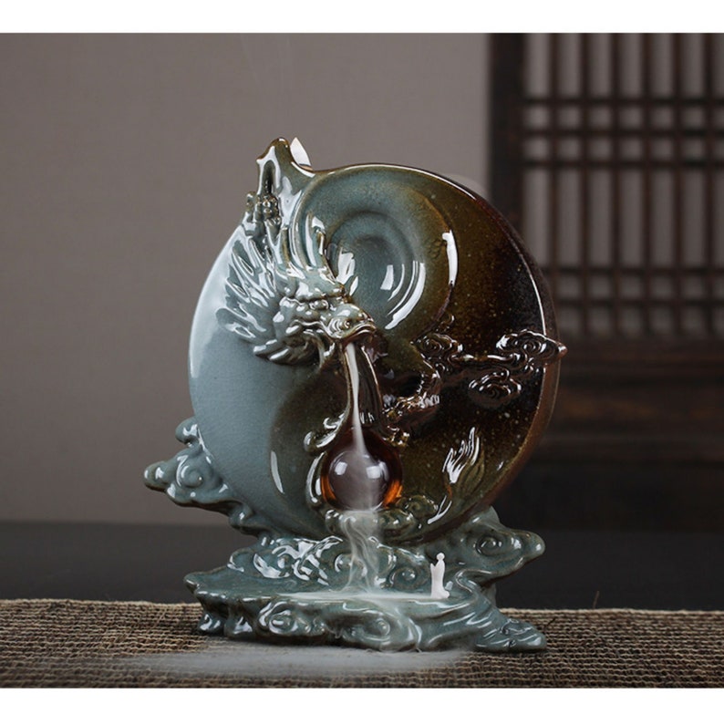 Incense Holder Backflow zodiac Dragon Incense Etsy
