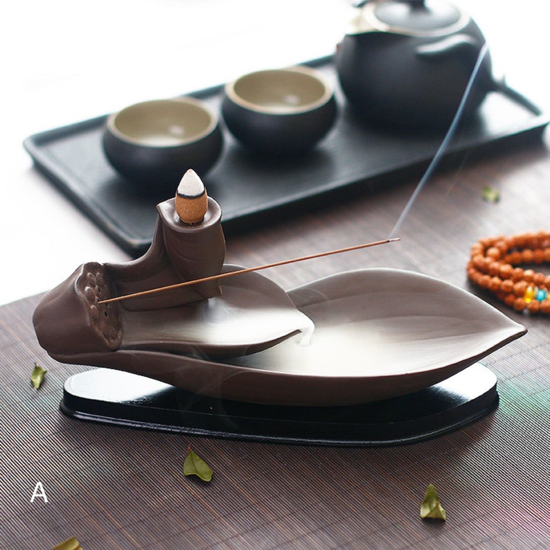 Boat Stick Incense Burner / Incense Holder Backflow Ceramic Etsy