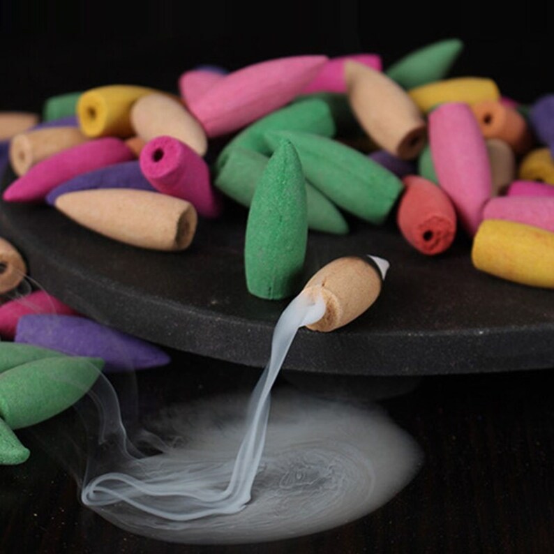 Modern Backflow Incense Holder Handmade Ceramic Cone Incense Etsy