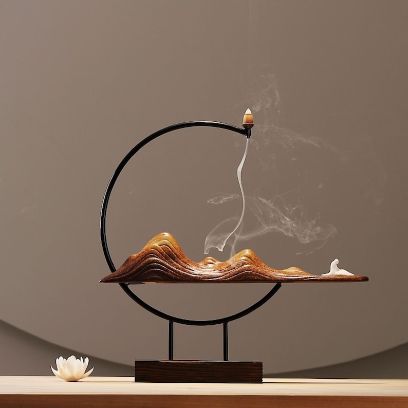 Modern Backflow Incense Holder Ceramic Cone Incense Burner Etsy