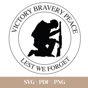 Lest We Forget digital download, Remembrance Day SVG/PNG/PDF Digital Silhouette File, For Cricut Design, Armistice Day, Sublimation Png