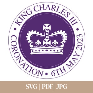 King Charles III Coronation Crown Emblem (Digital Download)