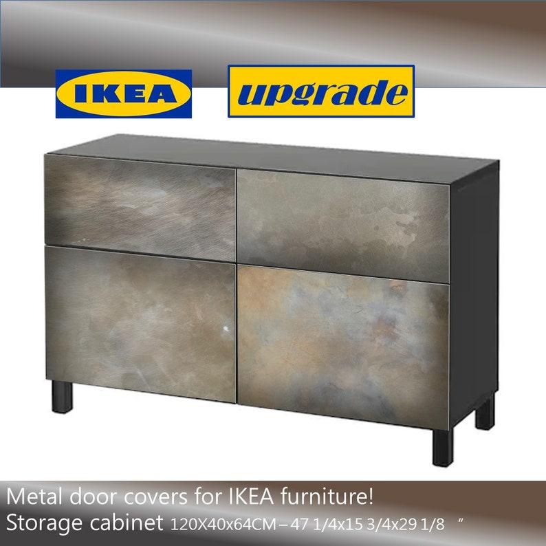 Solid Metal front doors for Ikea furniture image 7