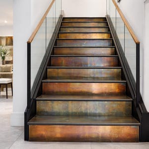 Contrahuellas metálicas para escaleras, metales mixtos