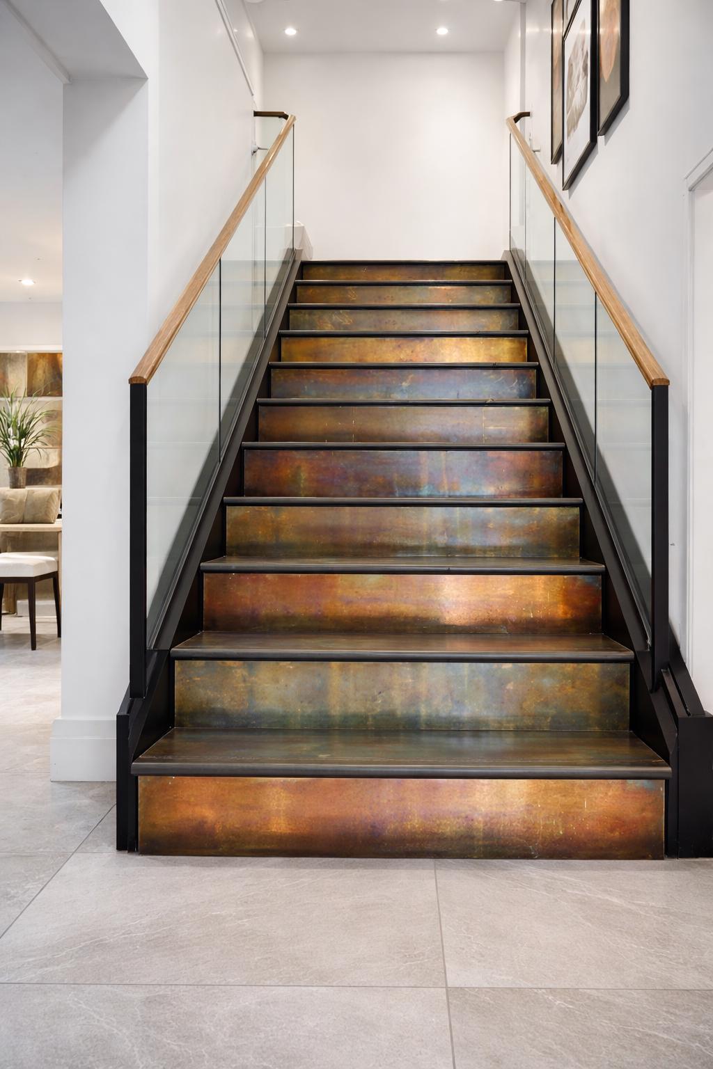 Metal Stair Risers Mixed Metals - Etsy