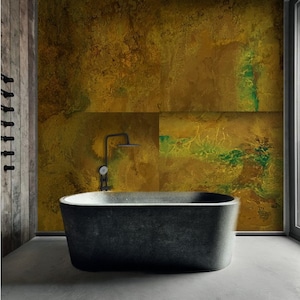 Metal Bathroom Walls