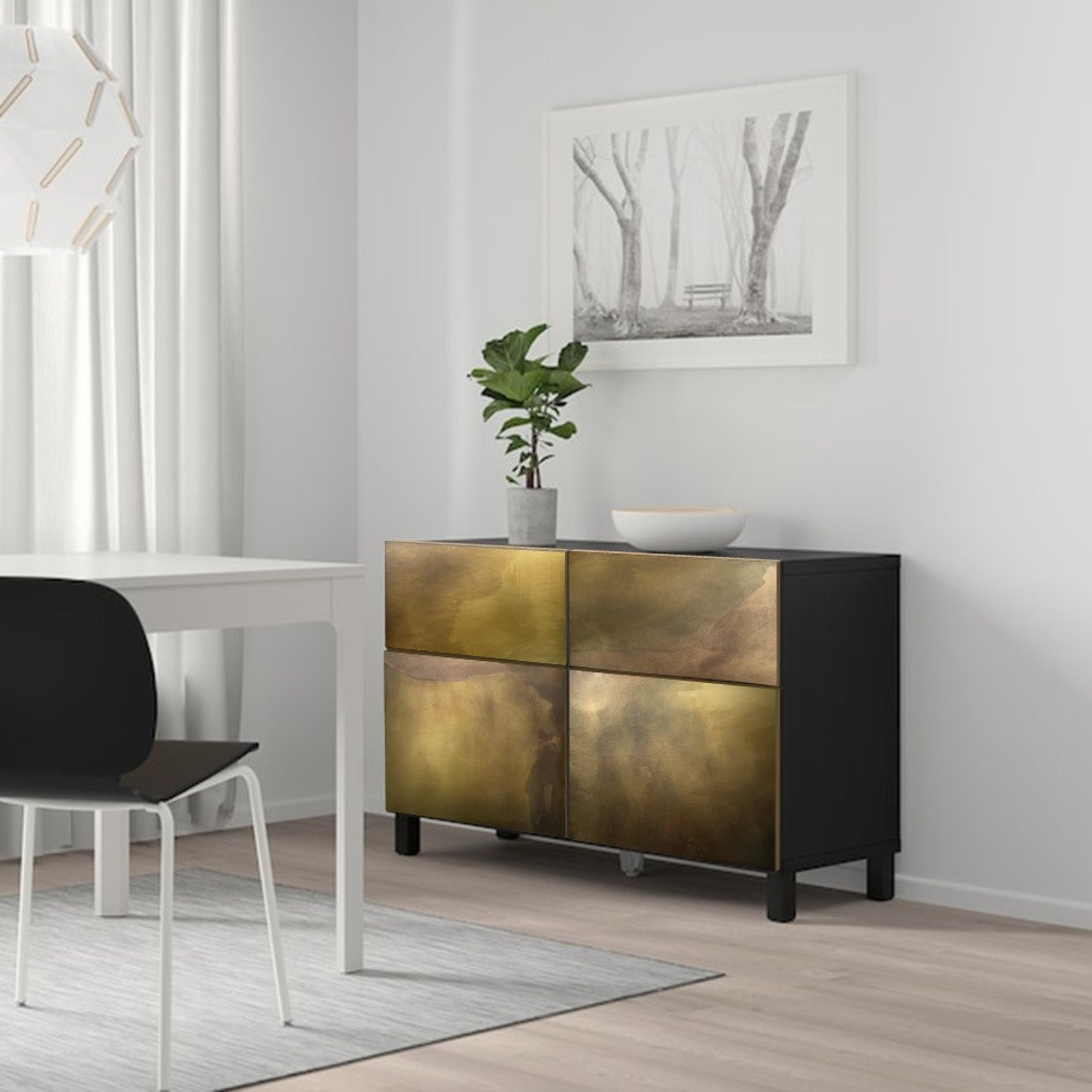 Solid Metal Front Doors for Ikea Furniture Etsy