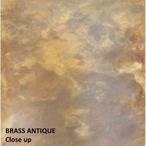 Patina Metal Color Samples Brass Antique