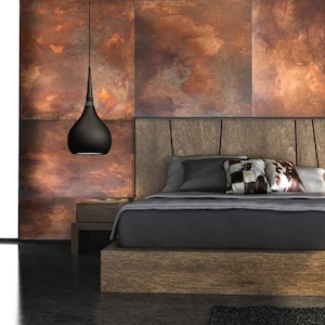 Wall tile Copper Metal Satin Aged Patina