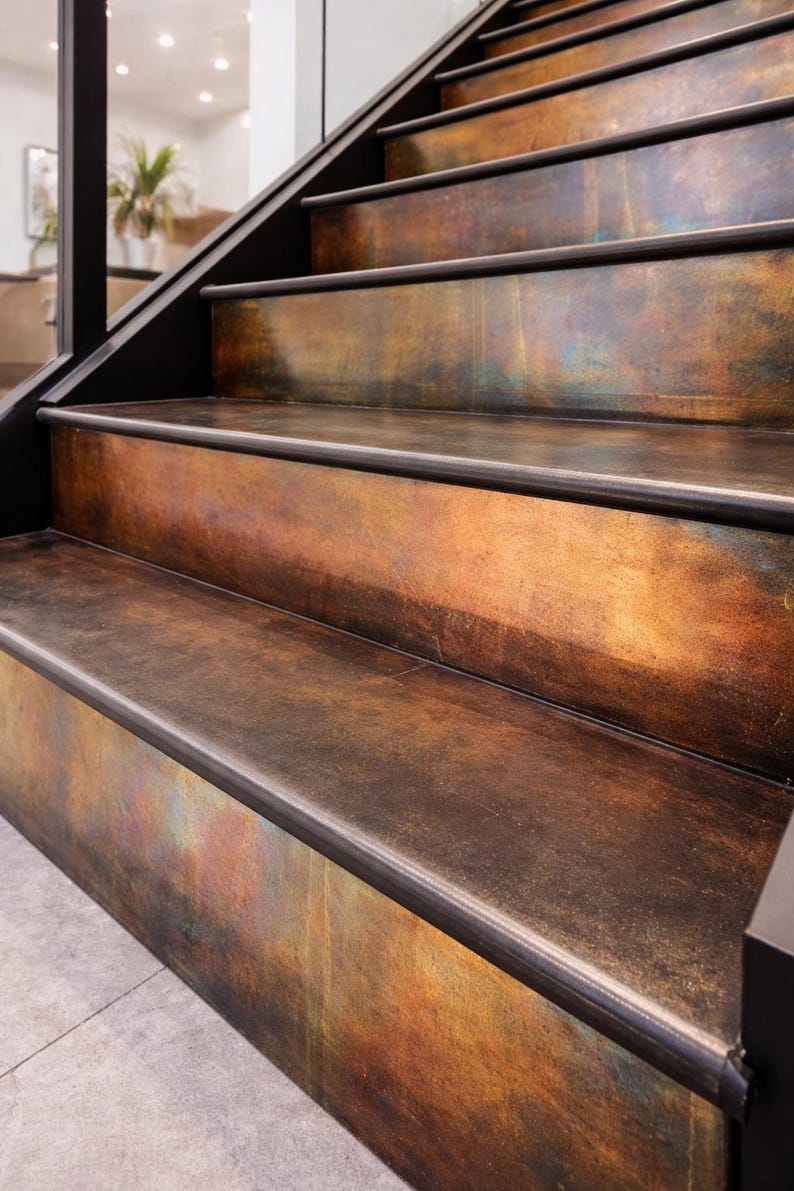 Metal Stair Risers Mixed Metals - Etsy