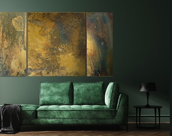 Wall tile Brass metal JUNGLE