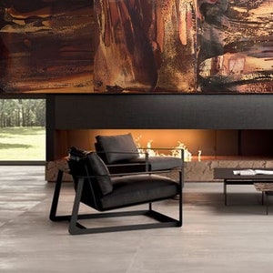 Wall tile Copper Metal LAVA WAVES