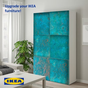 Solid Metal front doors for Ikea furniture