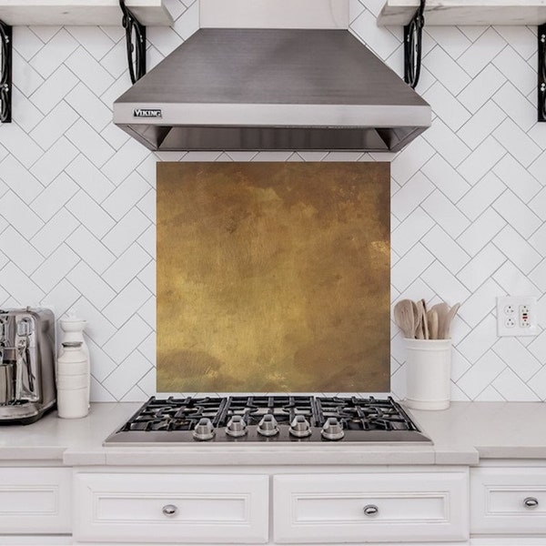 Metal Backsplash Etsy