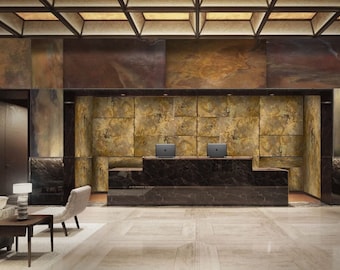 Wall tile BRASS Antique metal