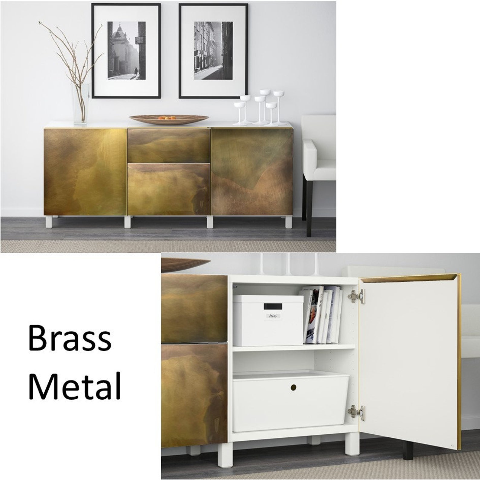 Solid Metal Front Doors for Ikea Furniture Etsy
