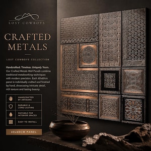 Wall panel Metal Moroccan Copper