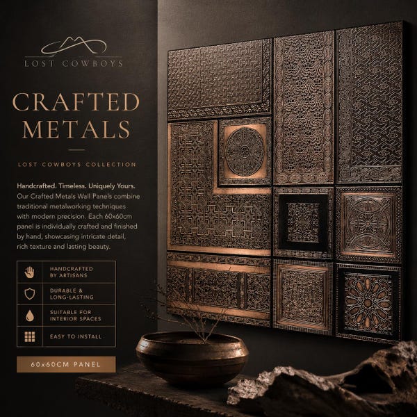 Wall panel Metal Moroccan Copper